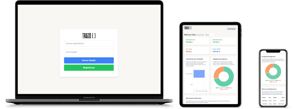 Mockup de tablet y móvil de E-commerce Multiplataforma